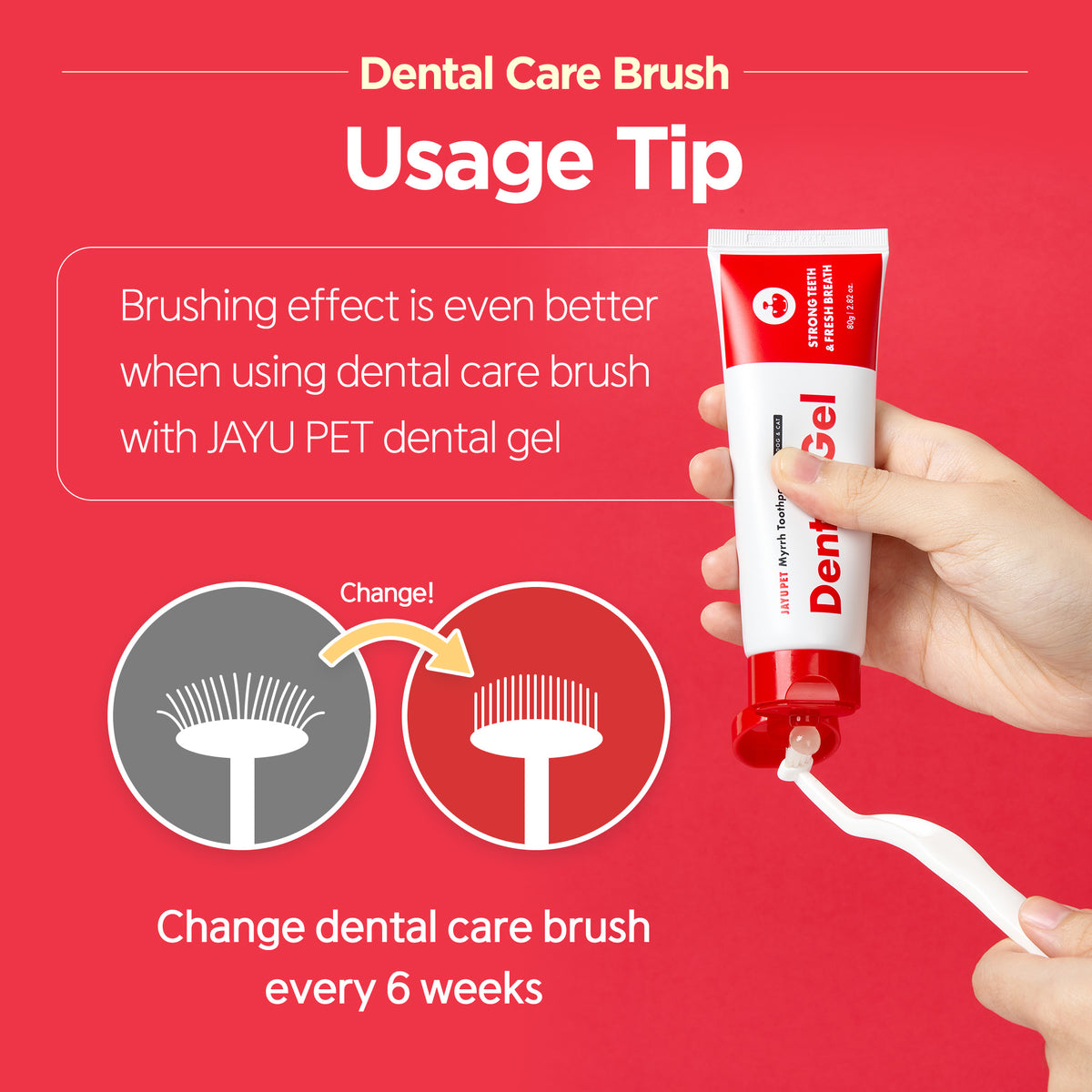Jayu Pet Dental Gel & Toothbrush