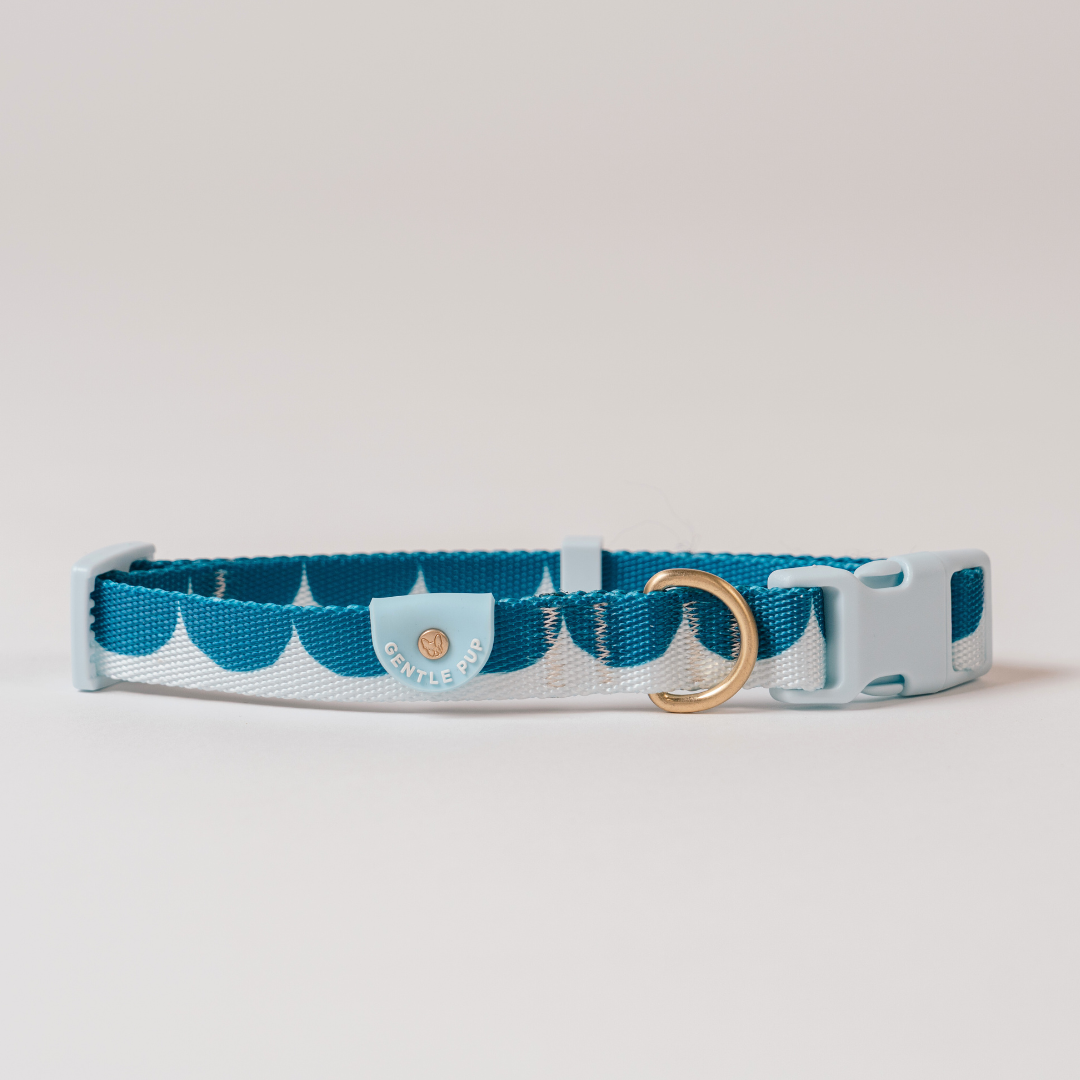 Gentle Pup x Ohpopdog Dog Collar | Sea Salt Latte