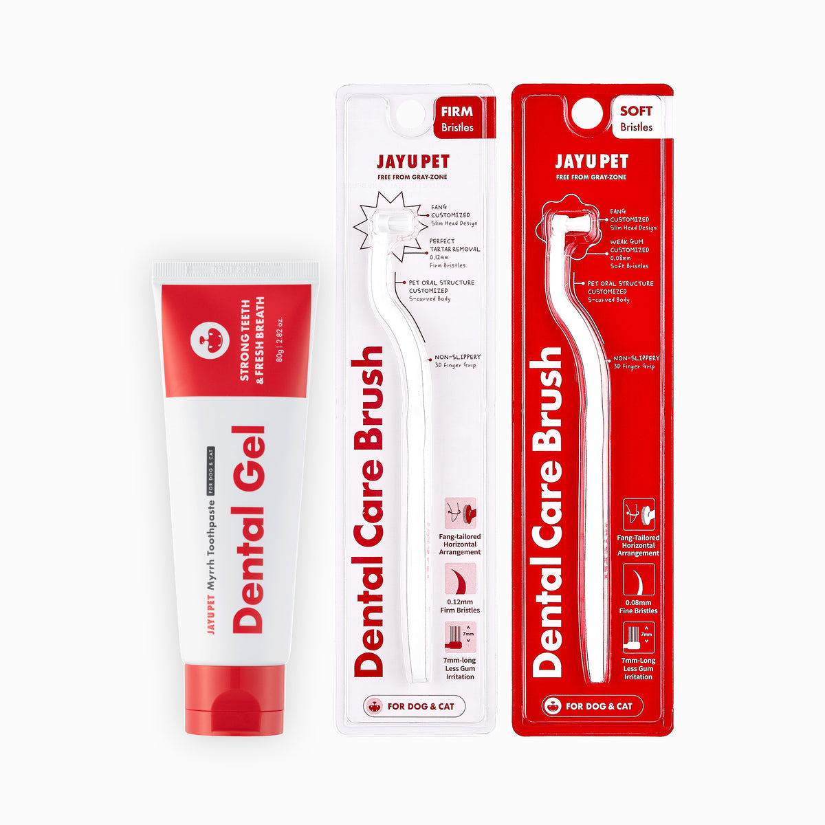 Jayu Pet Dental Gel & Toothbrush