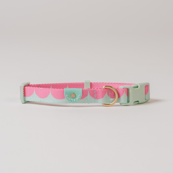 Gentle Pup x Ohpopdog Dog Collar | Strawberry Matcha
