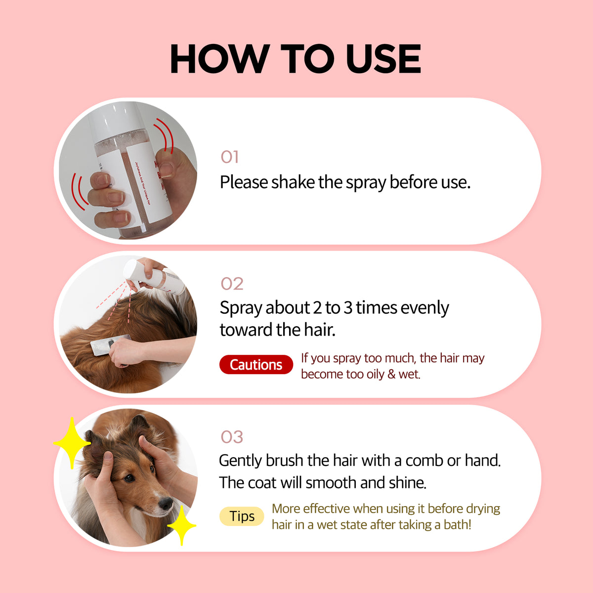 Jayu Pet Magic Brushing Spray