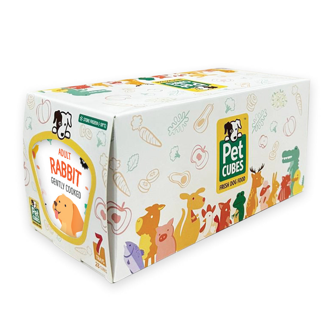 PetCubes Gently Cooked Dog Food - Rabbit