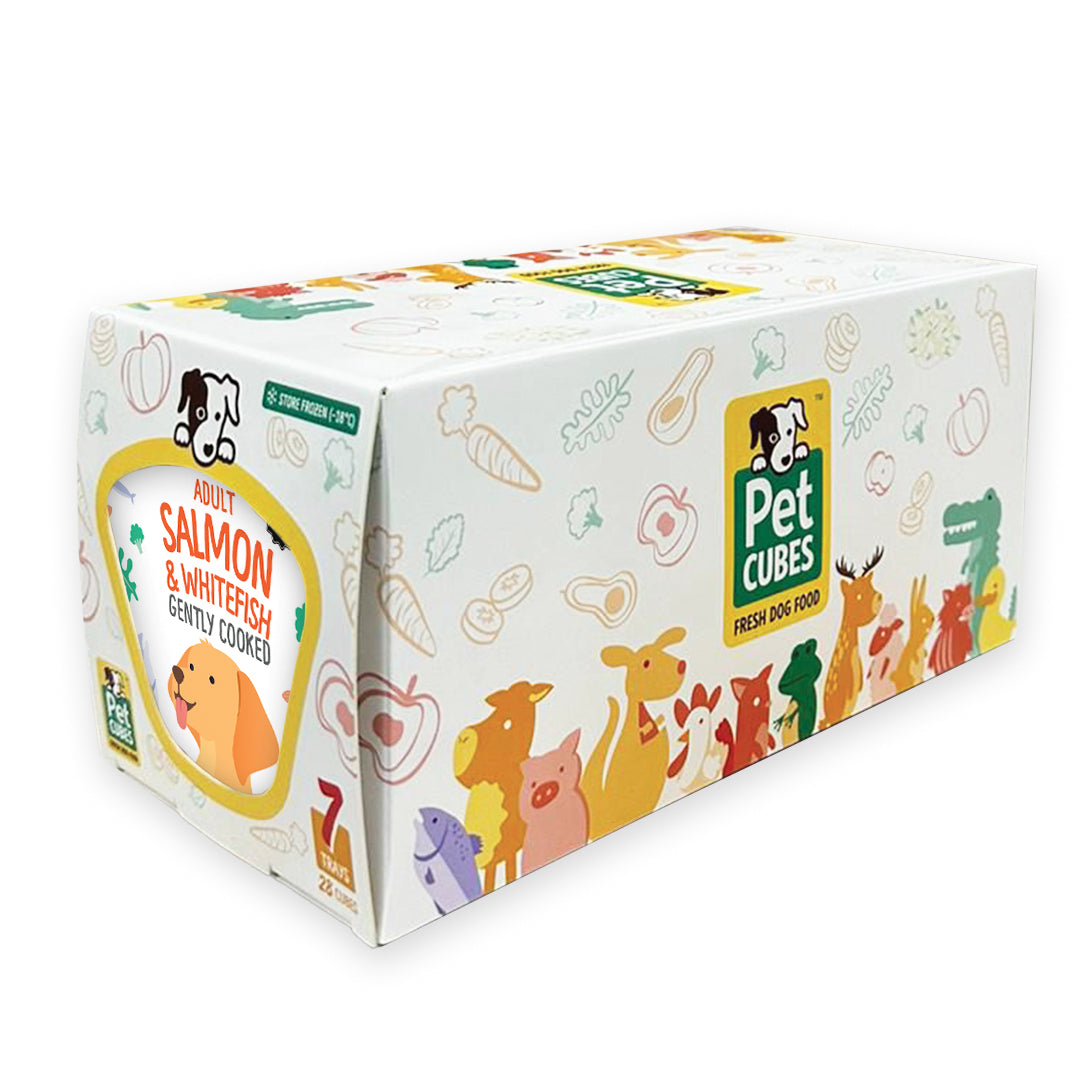 PetCubes Gently Cooked Dog Food - Salmon & Whitefish