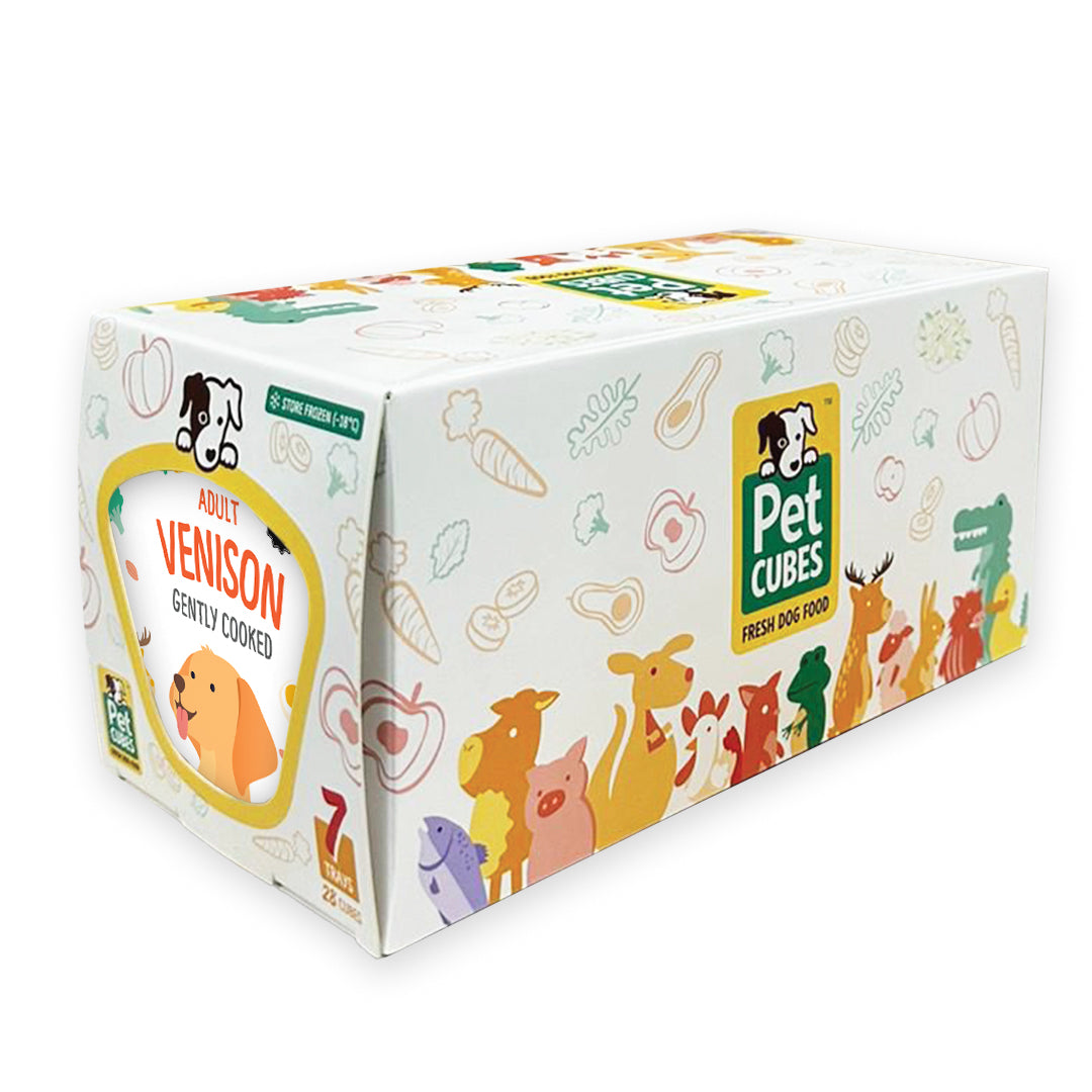 PetCubes Gently Cooked Dog Food - Venison
