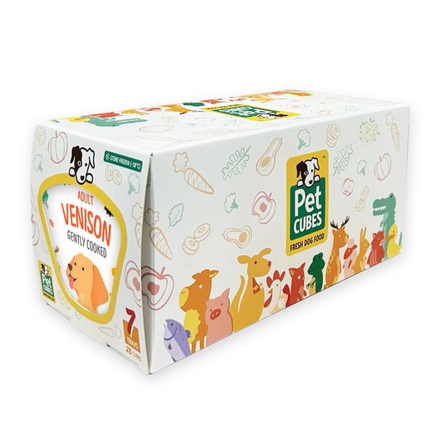 PetCubes Gently Cooked Dog Food - Venison