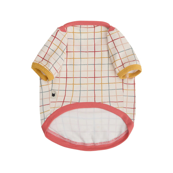 Ohpopdog Autumn Plaid Play Raglan T-shirt