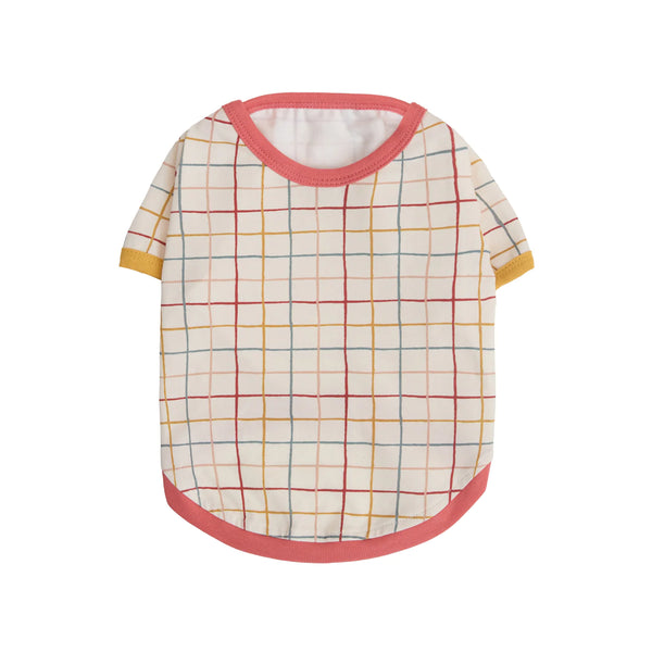 Ohpopdog Autumn Plaid Play Raglan T-shirt