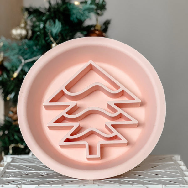 Christmas 2-in-1 Slow Feeder Lick Mat - Christmas Tree (3 colours)