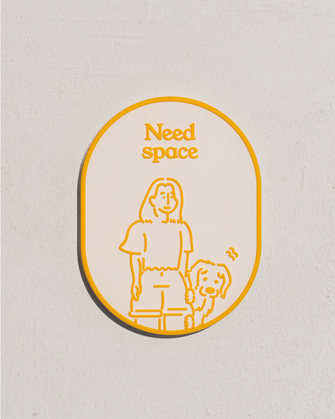 Four Feet Apart Leash Patches