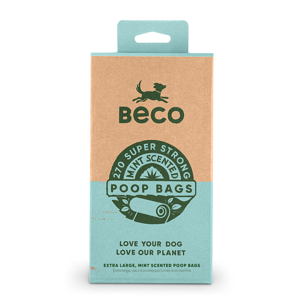 Beco Large Poop Bags | Mint Scented