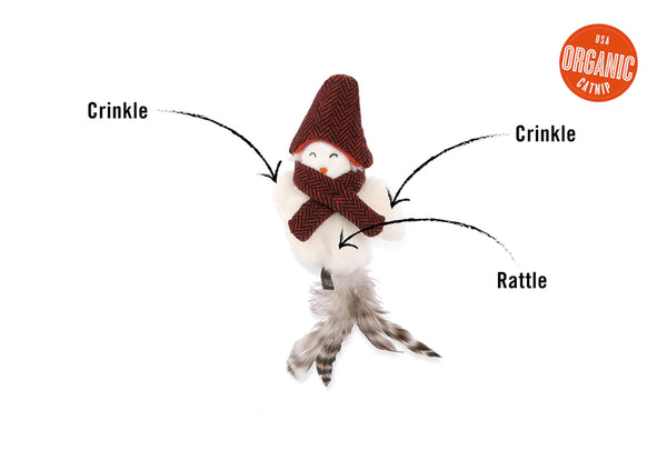 P.L.A.Y. Feline Frenzy Catnip Toy - Chirpie Birdie