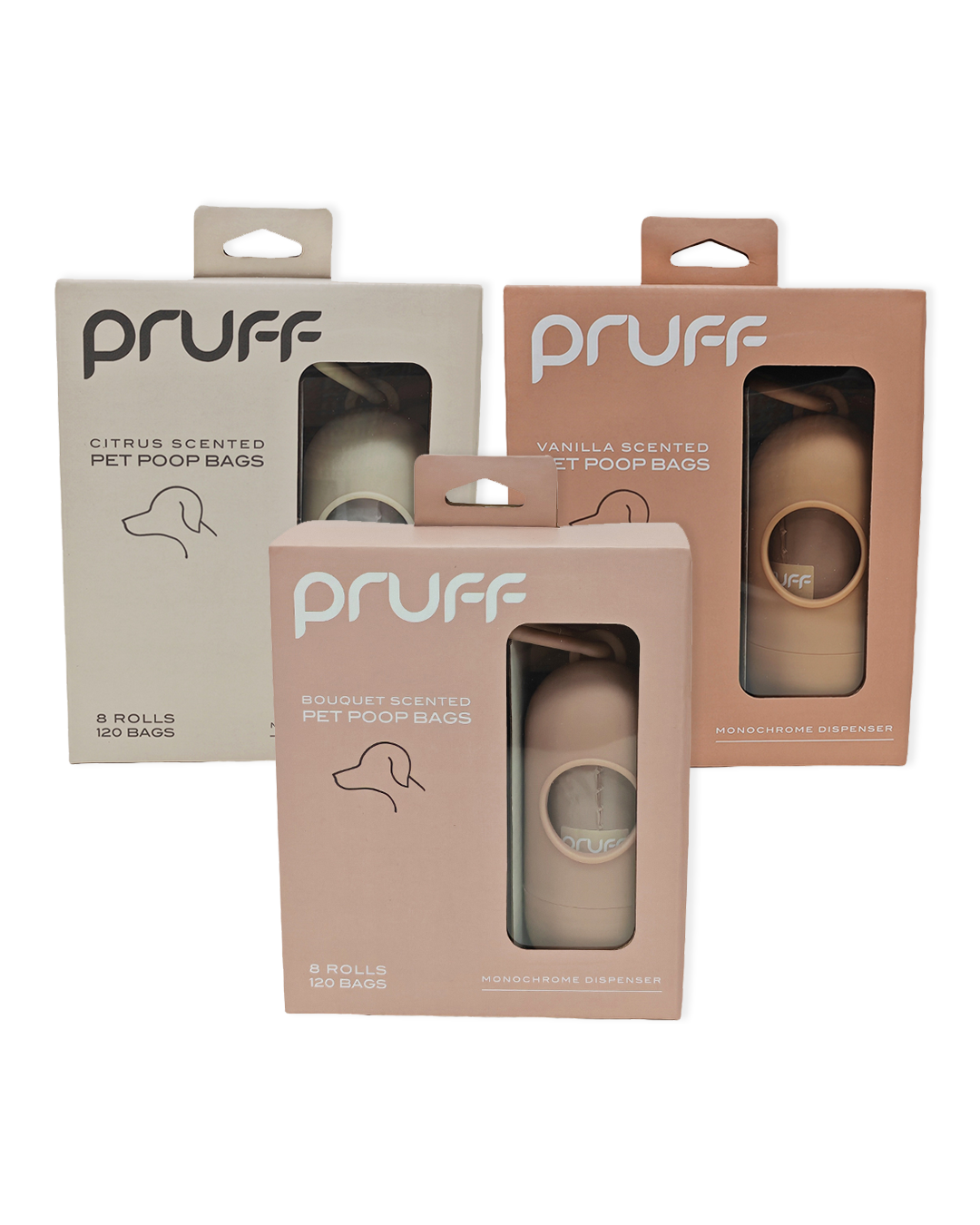 Pruff Pets | Pet Waste Bags & Dispenser (3 scents)
