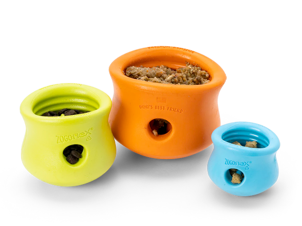 West Paw Interactive Puzzle Dog Toy - Zogoflex Toppl