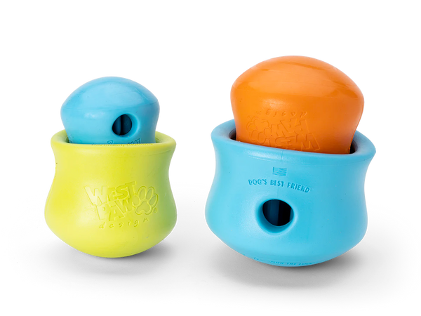 West Paw Interactive Puzzle Dog Toy - Zogoflex Toppl