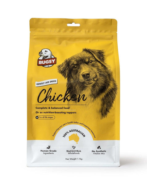 Bugsy Air Dried Dog Food | Chicken