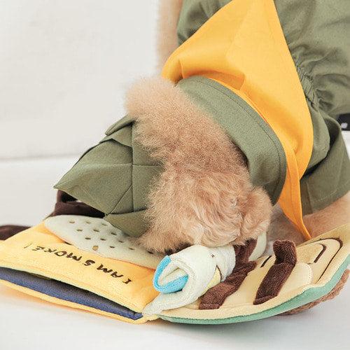 Bite Me Woof Woof Scout Nosework Book Toy