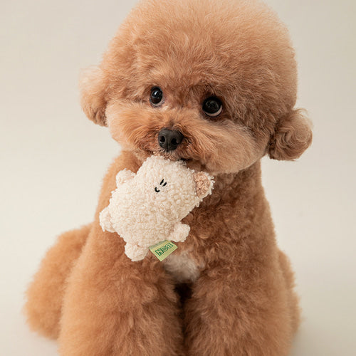 Bite Me Toy | BonBon Green Furry Friends Mini Squeaker Toy