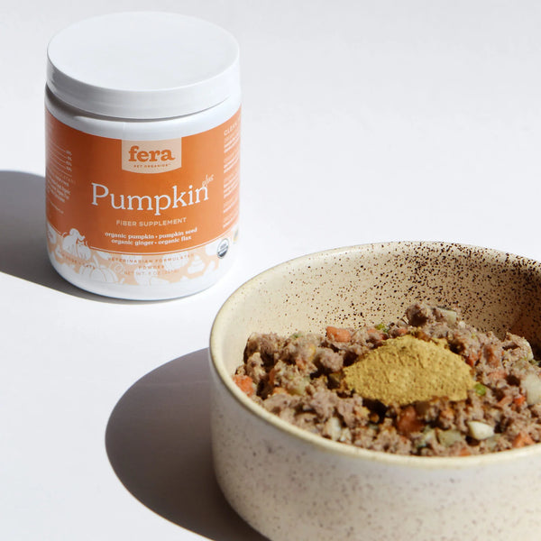 Fera Pet Organics Pumpkin Plus Fiber Support For Dogs And Cats