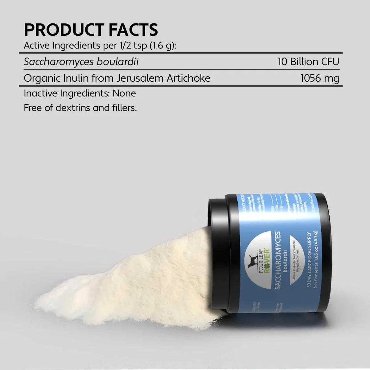 Four Leaf Rover Saccharomyces Boulardii - For Occasional Digestive Distress