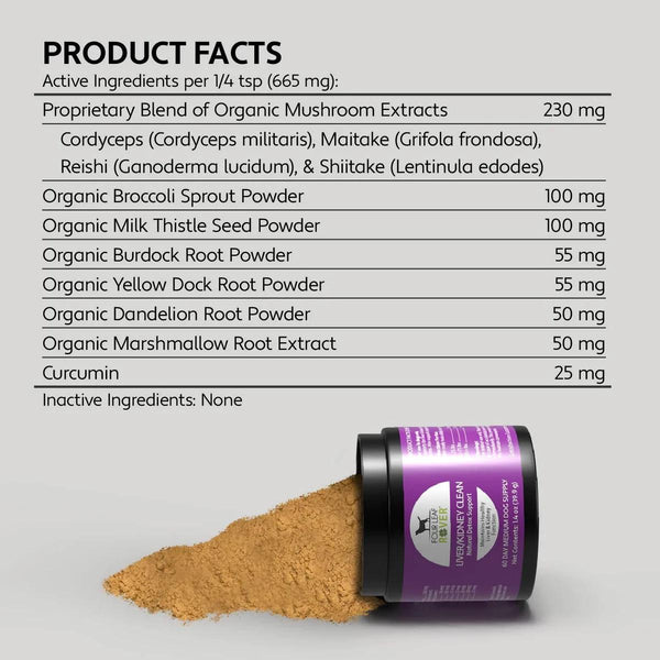 Four Leaf Rover Natural Detox Support - Liver Kidney Clean