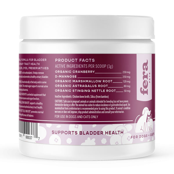 Fera Pet Organics Bladder Support for Dogs & Cats
