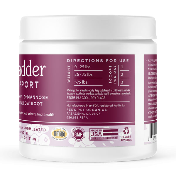 Fera Pet Organics Bladder Support for Dogs & Cats