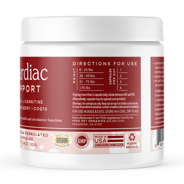 Fera Pet Organics Cardiac Support for Dogs & Cats