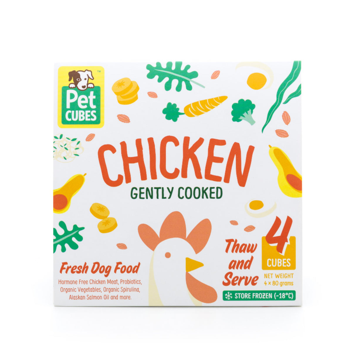 PetCubes Gently Cooked Dog Food - Chicken