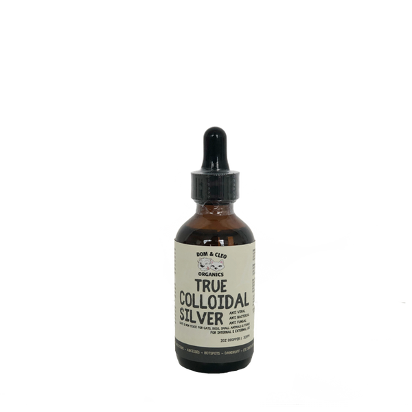 Dom & Cleo Organics Colloidal Silver Spray/Dropper 60ml