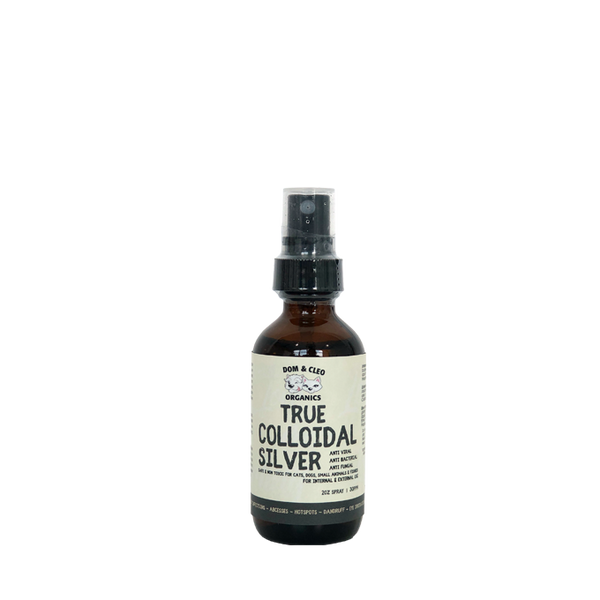 Dom & Cleo Organics Colloidal Silver Spray/Dropper 60ml