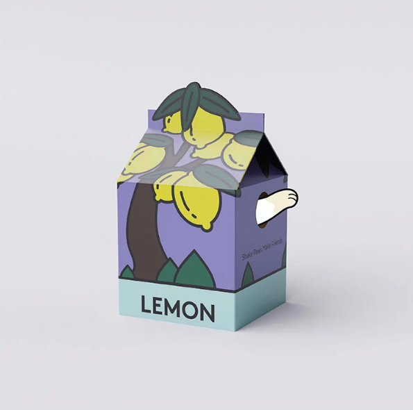 PAWZCITY Garden House Scratcher Box - Lemon