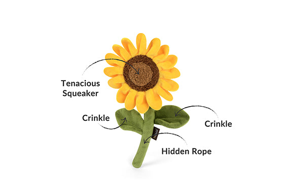 P.L.A.Y. Blooming Buddies Dog Toys - Sassy Sunflower