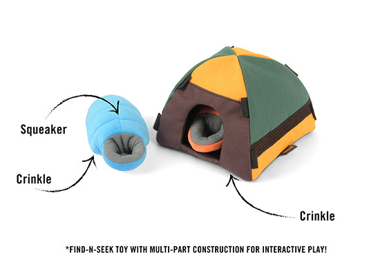P.L.A.Y. Camp Corbin Dog Toys - Trailblazing Tent