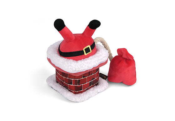 P.L.A.Y. Merry Woofmas Clumsy Claus Dog Toy
