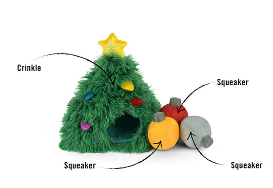P.L.A.Y. Merry Woofmas Dog Toys Set