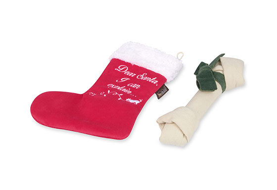 P.L.A.Y. Merry Woofmas Good Dog Stocking Dog Toy