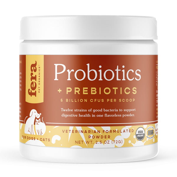 Fera Pet Organics Organic Probiotics with Prebiotics for Dogs & Cats