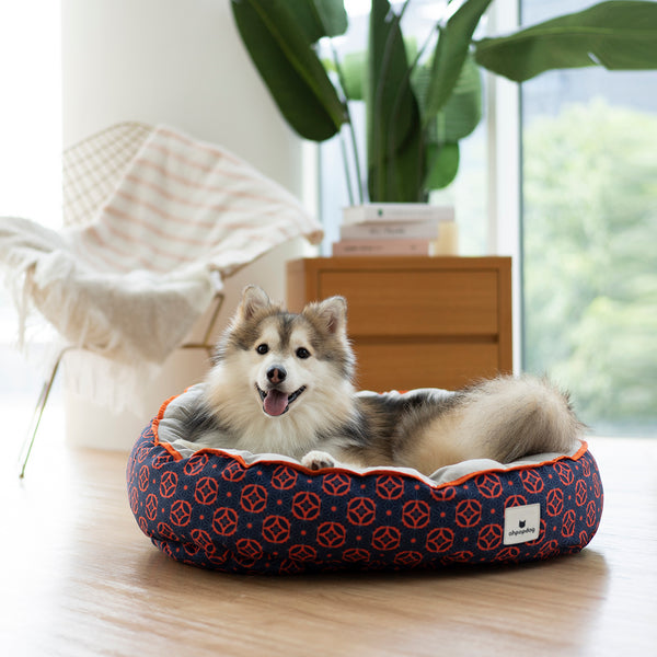 Ohpopdog Reversible Bed - Baba Navy 150