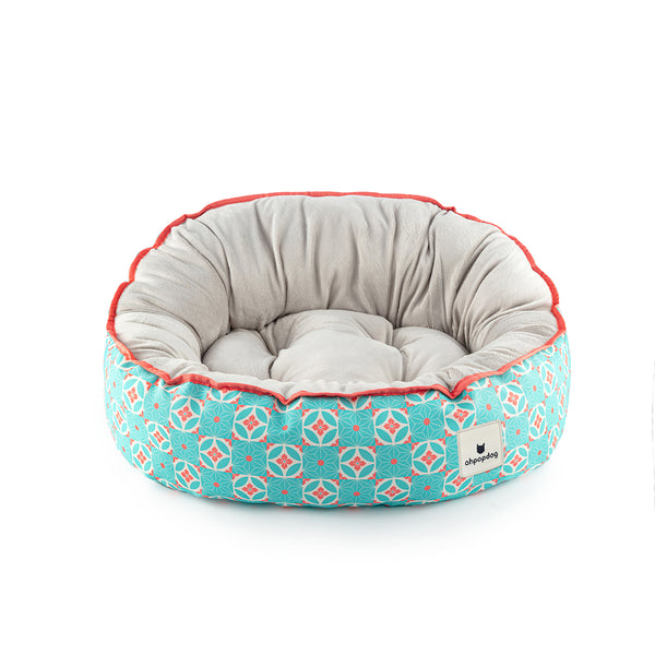 Ohpopdog Reversible Bed - Straits Mint 17