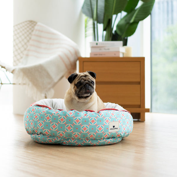 Ohpopdog Reversible Bed - Straits Mint 17