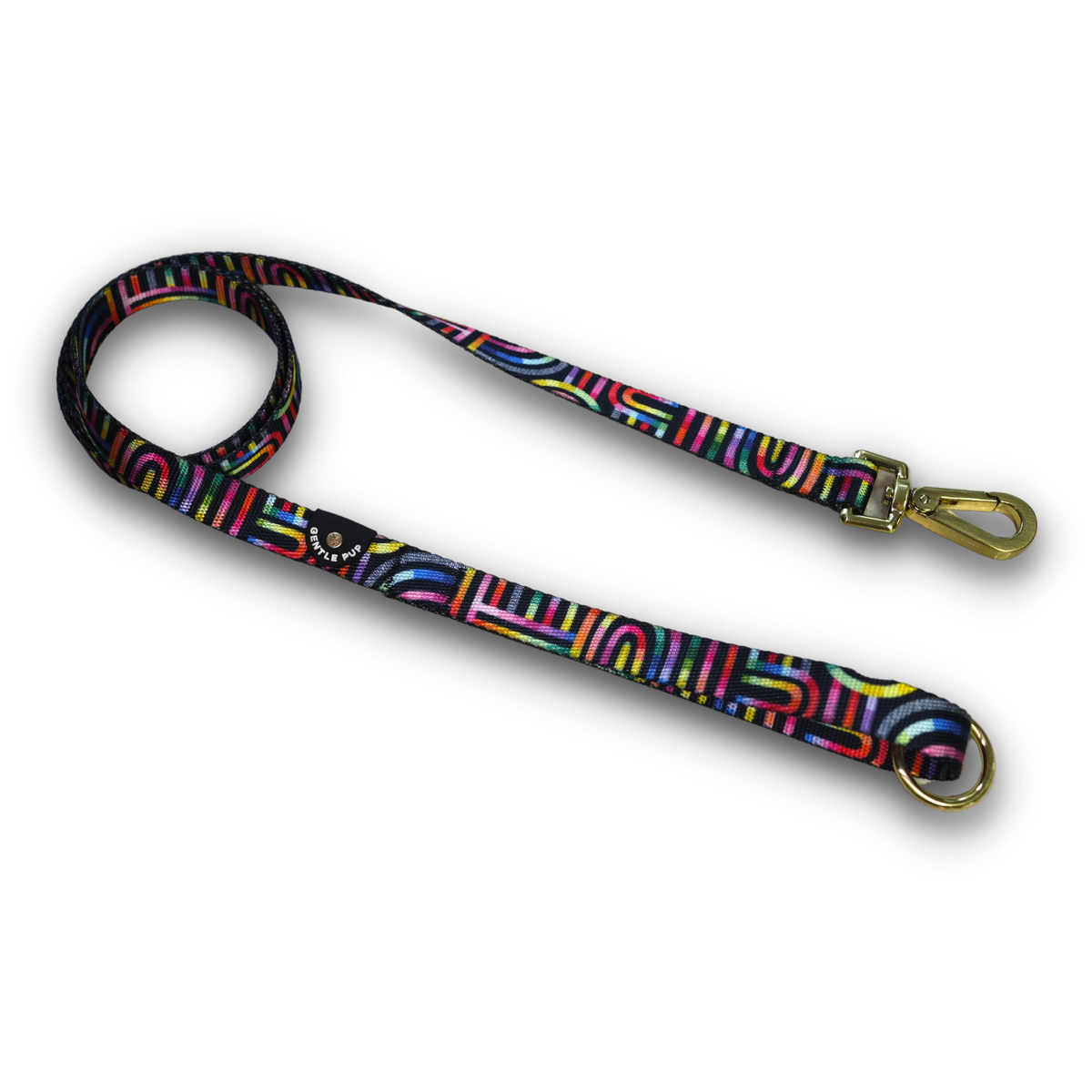 Gentle Pup Leash - Rainbow Maze