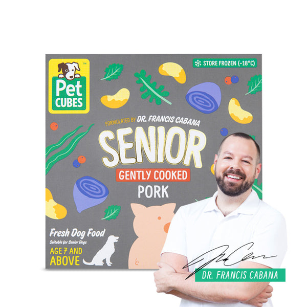 PetCubes Gently Cooked Senior Dog Food - Pork