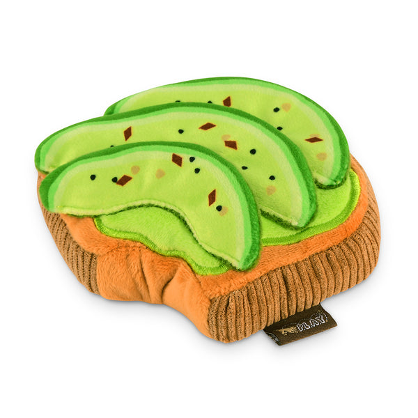P.L.A.Y. Barking Brunch Dog Toy - Avo-doggo Toast