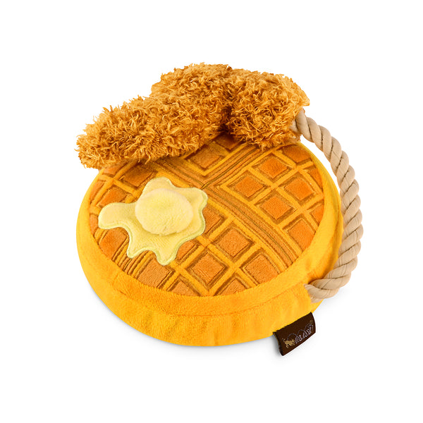 P.L.A.Y. Barking Brunch Dog Toy - Chicken Woofles